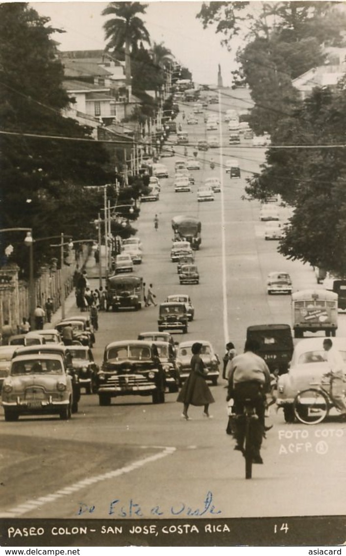 San José Paseo Colon American Cars  Bus - Costa Rica