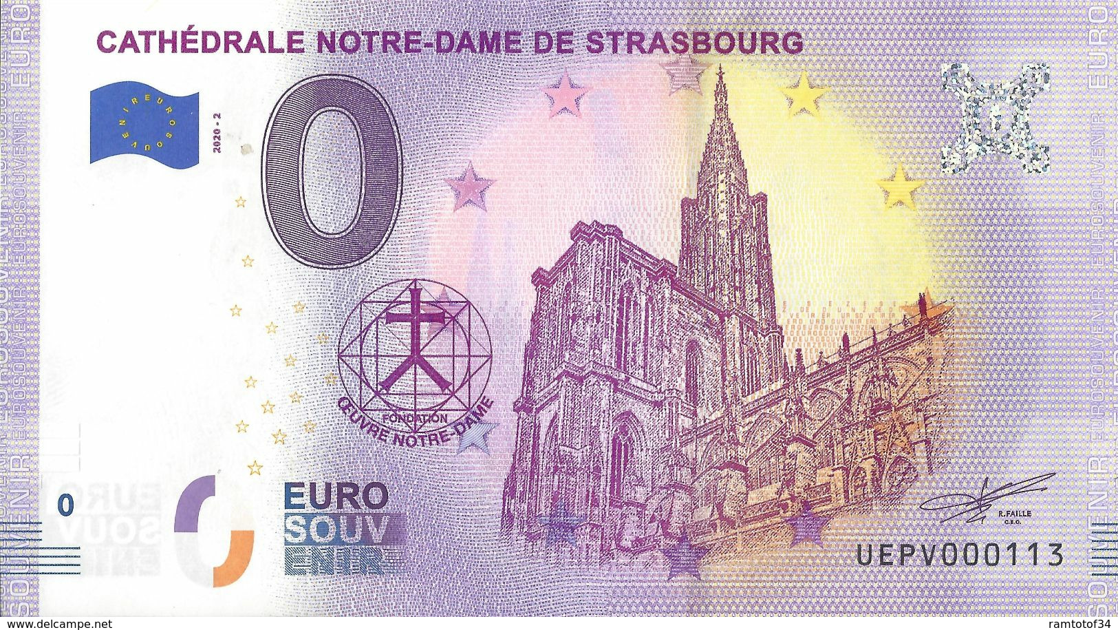 BS-37- STRASBOURG - Cathédrale De Notre Dame Strasbourg 2020-2 - Andere & Zonder Classificatie