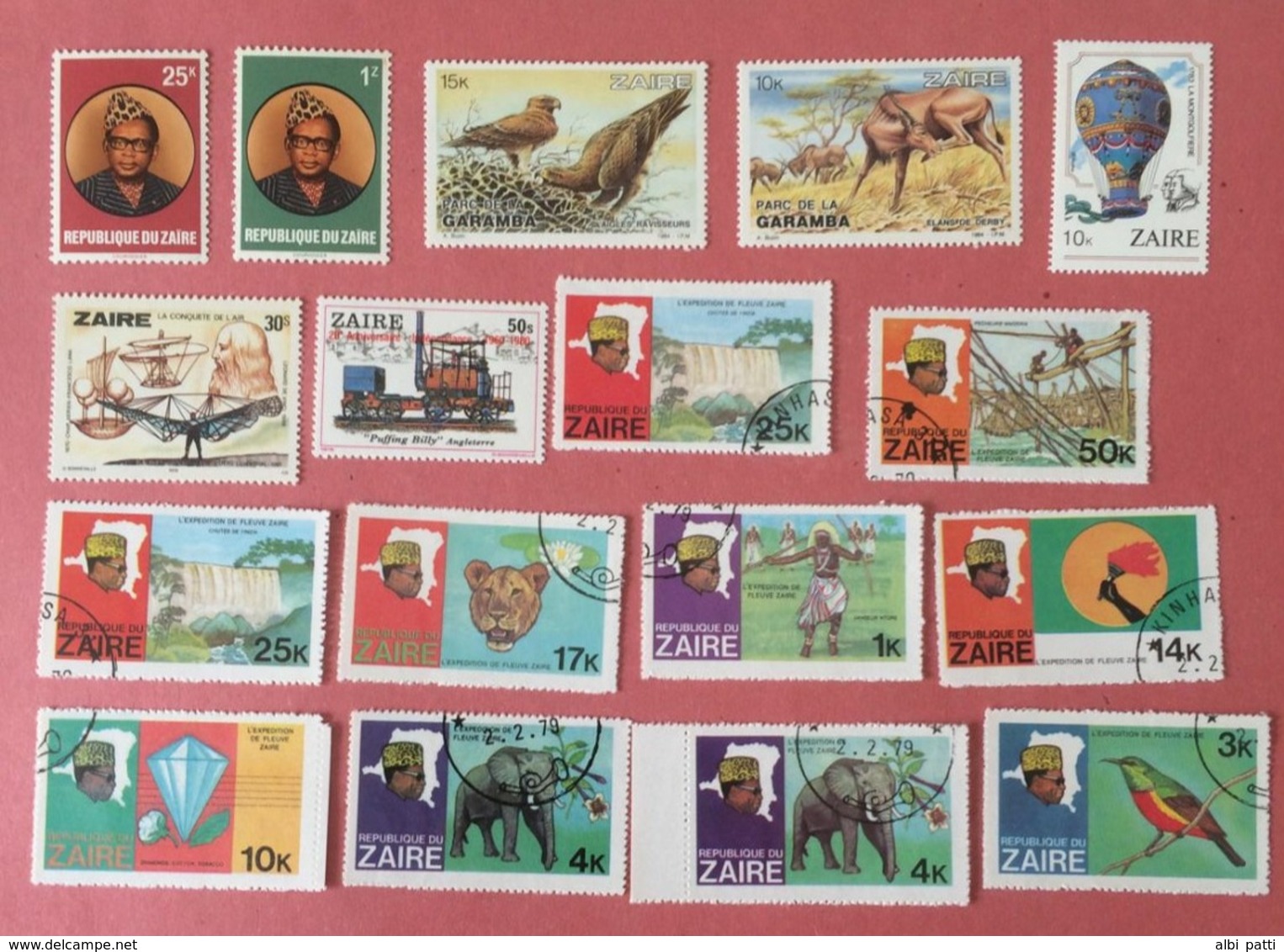 DEMOCRATIC REPUBLIC OF CONGO / ZAIRE LOT OF USED STAMPS - Colecciones