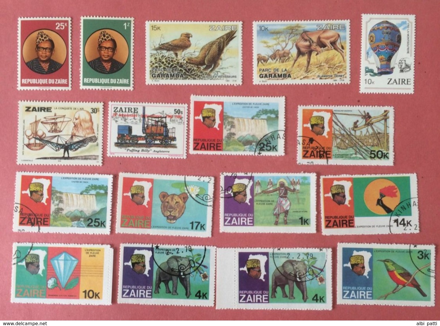 DEMOCRATIC REPUBLIC OF CONGO / ZAIRE LOT OF USED STAMPS - Collections