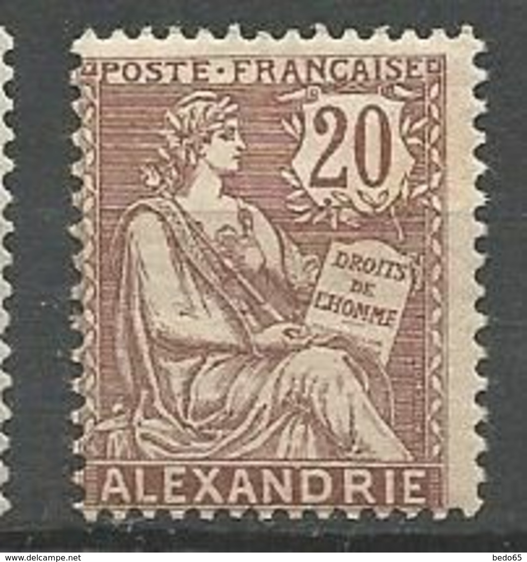 ALEXANDRIE N° 26 NEUF* TRACE DE CHARNIERE  / MH - Neufs