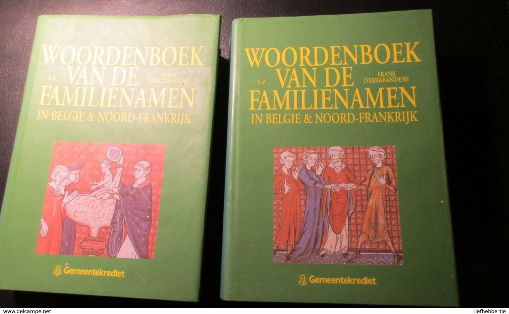 Woordenboeken Van De Familienamen In België En Noord-Frankrijk - Naamkunde - Genealogie - Frans - Vlaanderen - Storia