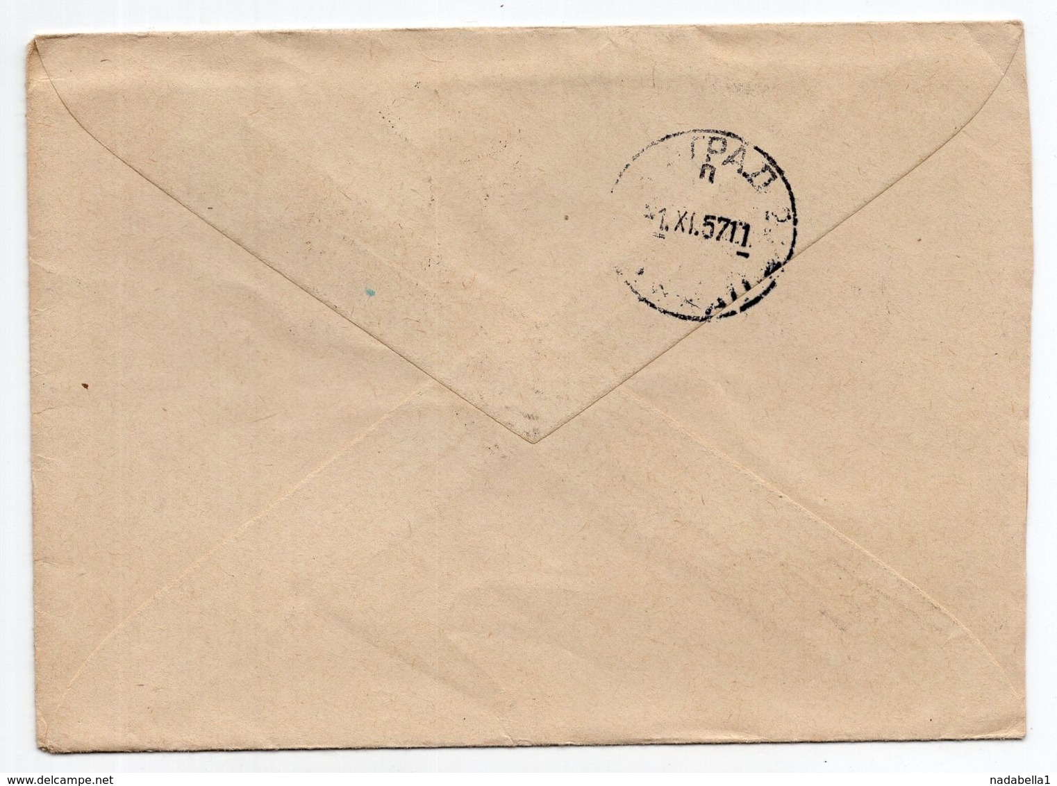 1957 RUSSIA,HERSON TO BELGRADE,YUGOSLAVIA,AIRMAIL,CRIMEA DIVA ROCK,ILLUSTRATED STATIONERY COVER,USED - Storia Postale