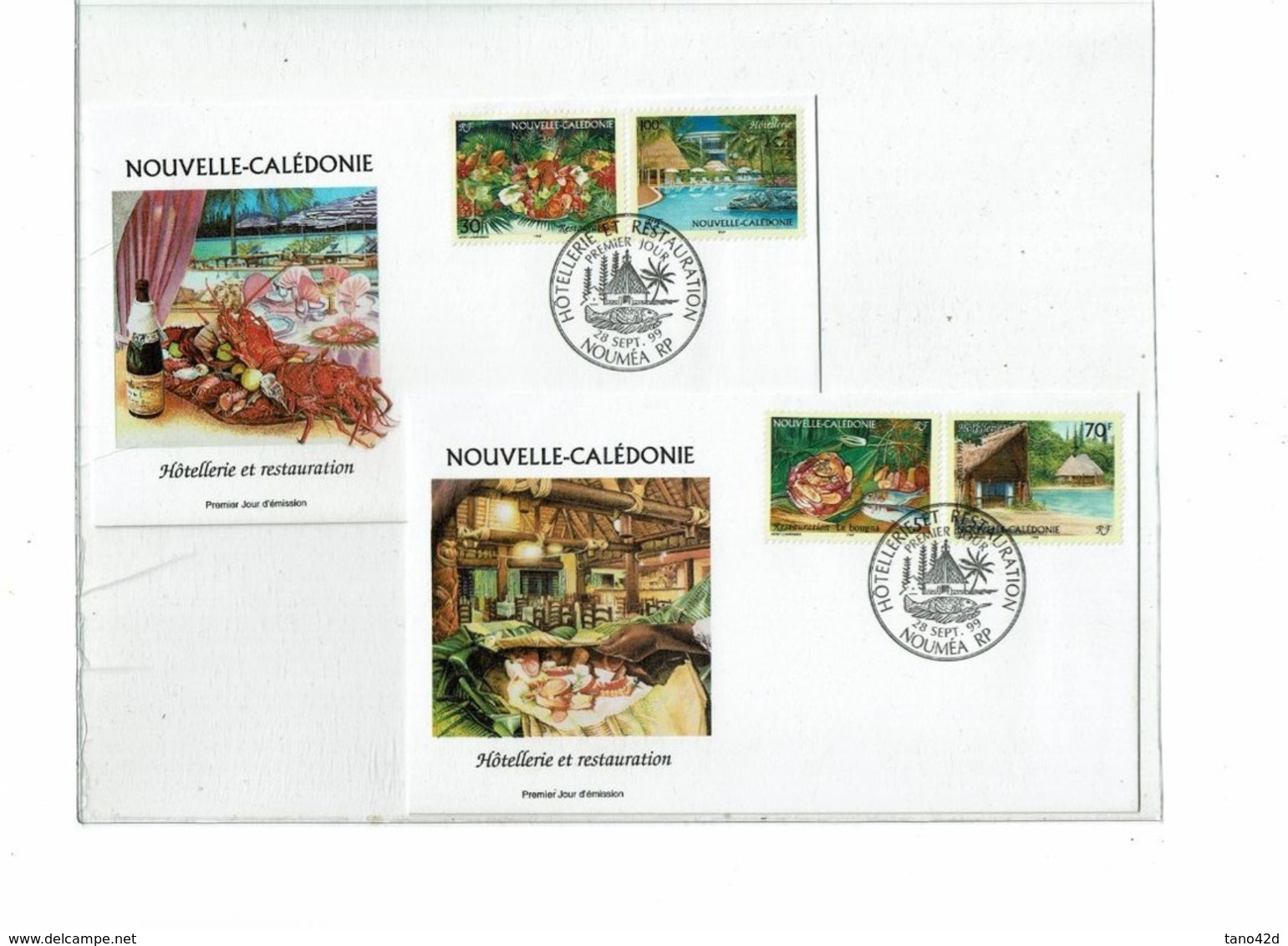 LCA- NOUVELLE CALEDONIE 6 FDC - Covers & Documents