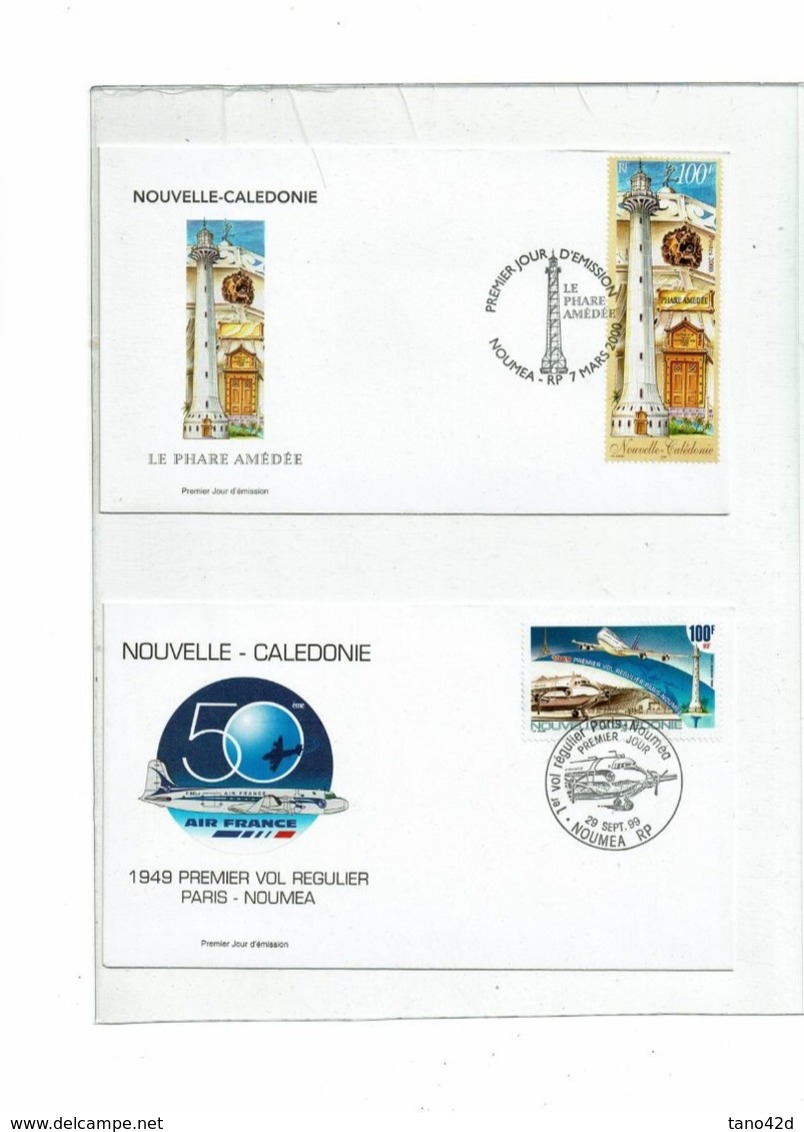 LCA- NOUVELLE CALEDONIE 6 FDC - Briefe U. Dokumente