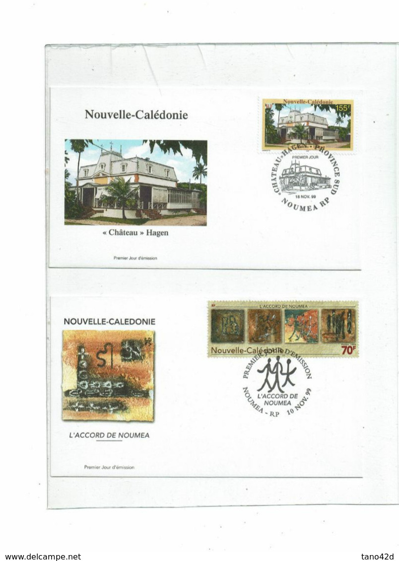 LCA- NOUVELLE CALEDONIE 6 FDC - Covers & Documents