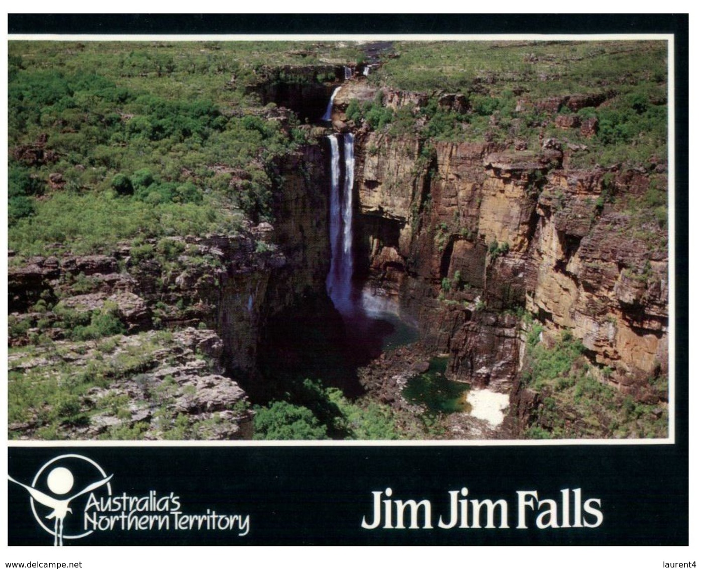 (F 1) Australia - NT - Jim Jim Fall (with Stamp) - Non Classés