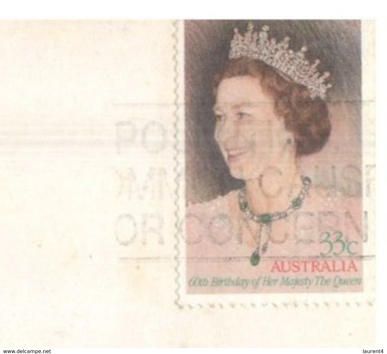 (F 1) Australia - NT - Jim Jim Fall (with Stamp) - Zonder Classificatie