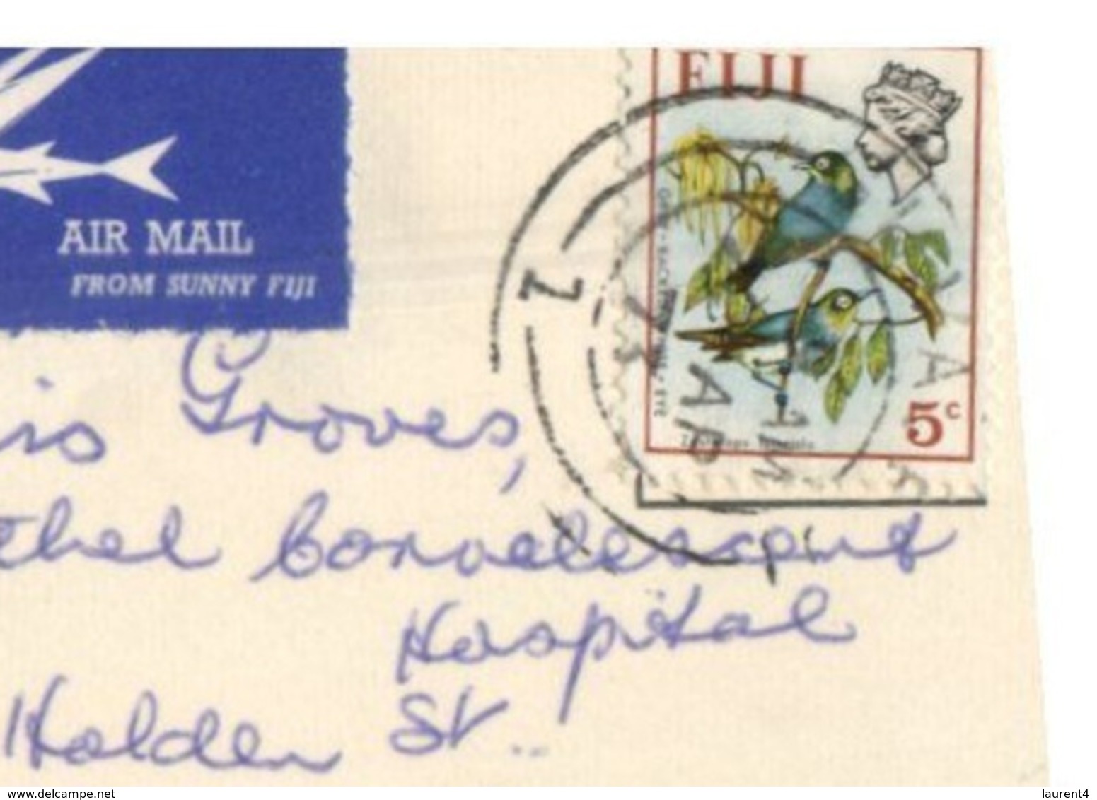 (F 4) (with Fiji Stamp) - Tonga Island Island Taxi (motorbike) - Tonga