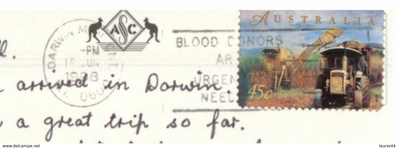 (F 5) Australia - WA - Edith Falls / Leliiyn (with Stamp - 1998) - Unclassified