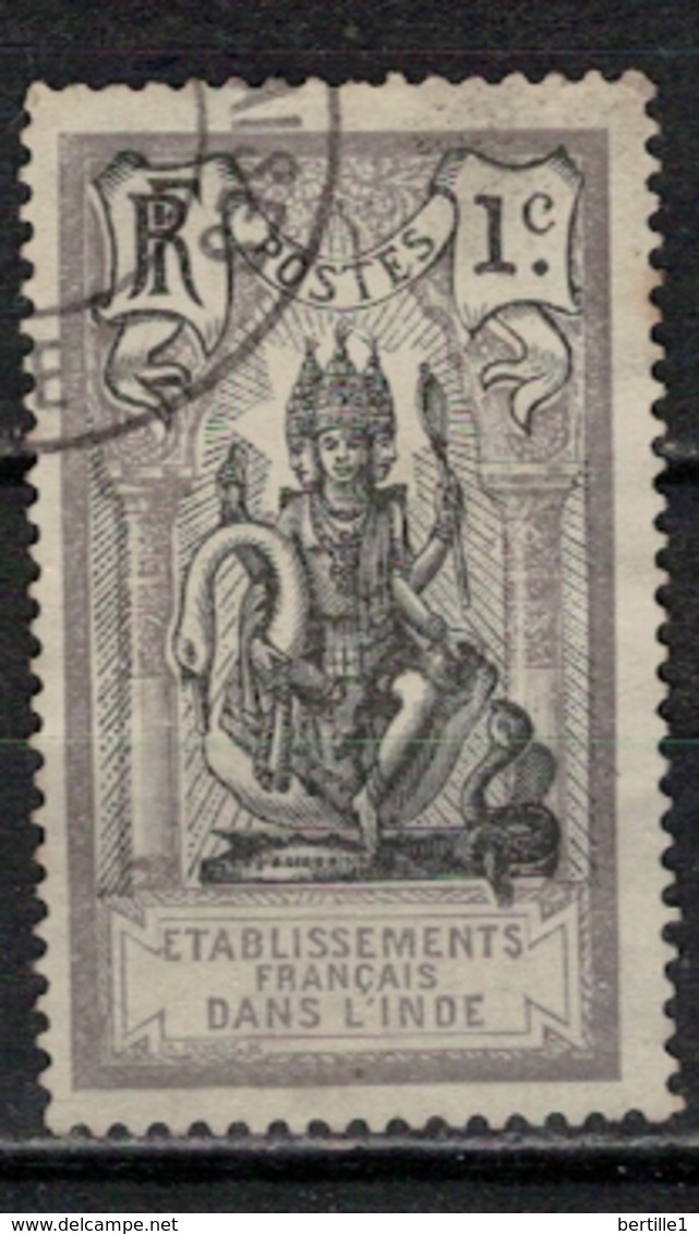 INDE            N°  YVERT  :  25   ( 4 )  OBLITERE       ( Ob   7/ 63 ) - Used Stamps