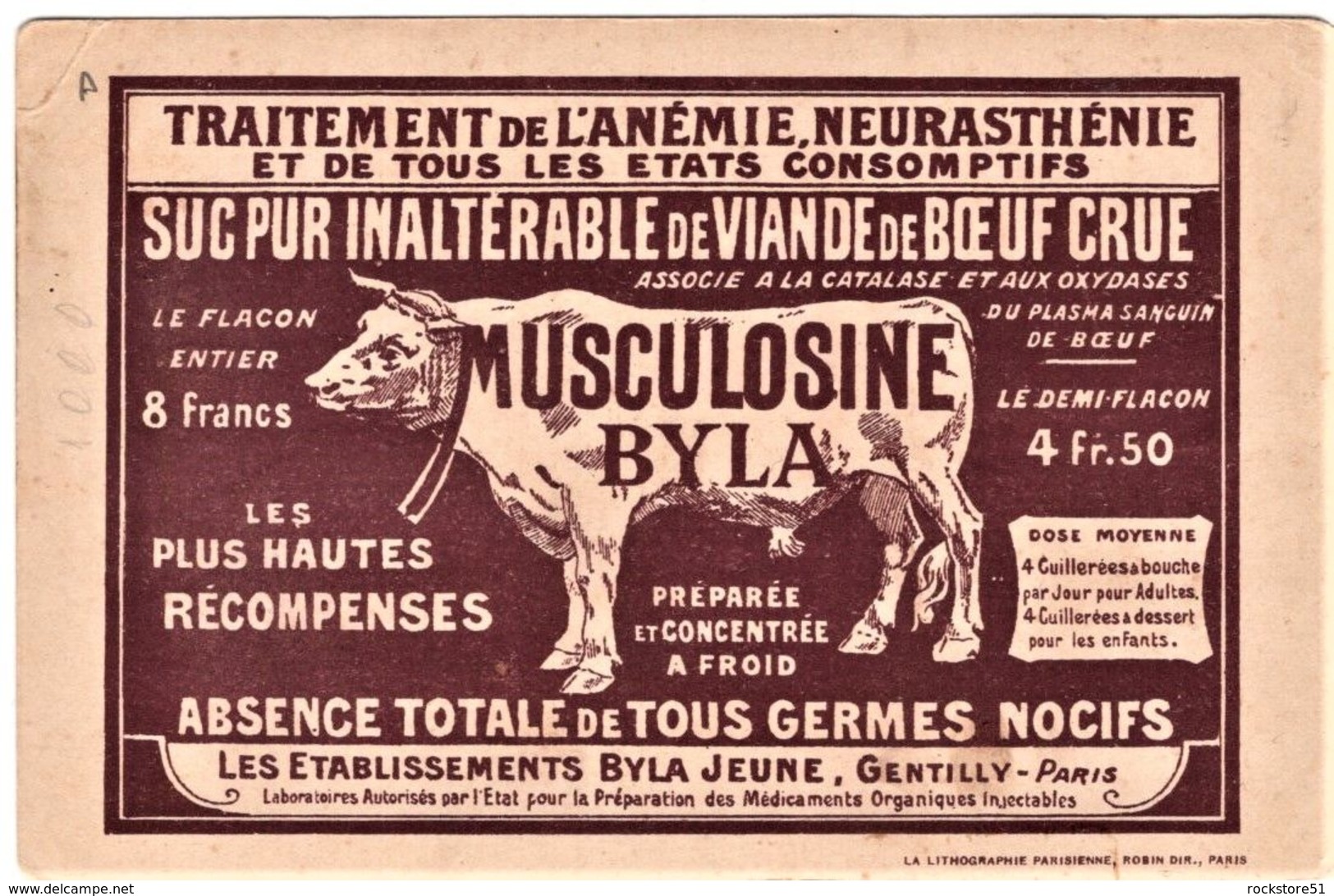 Cairo Water Seller Ad For Musculosine Byla - Caïro