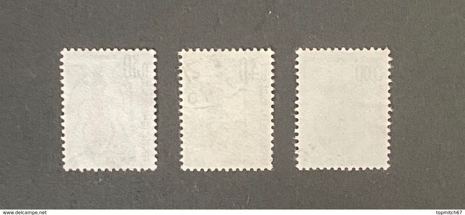 FRAYX109-11U - Timbres Taxe Insectes Coléoptères (I) Set Of 3 Used Stamps 1983 - France YT YX 109-11 - Zegels