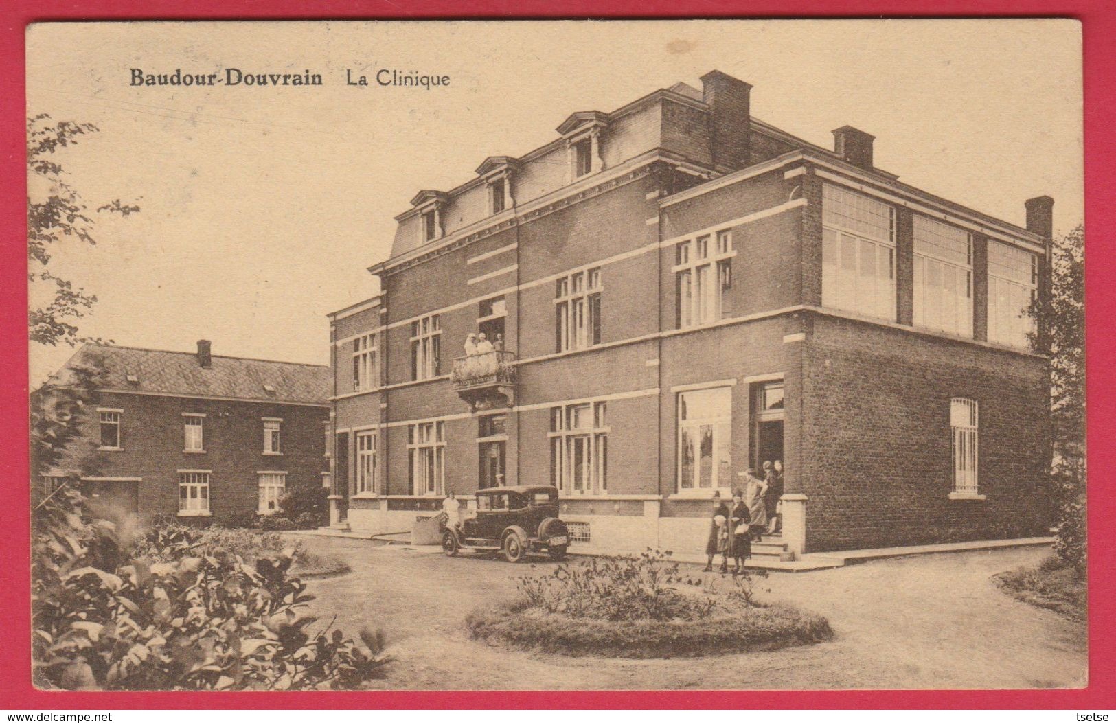 Baudour-Douvrain - La Clinique ... Oldtimer - 1930 ( Voir Verso ) - Saint-Ghislain