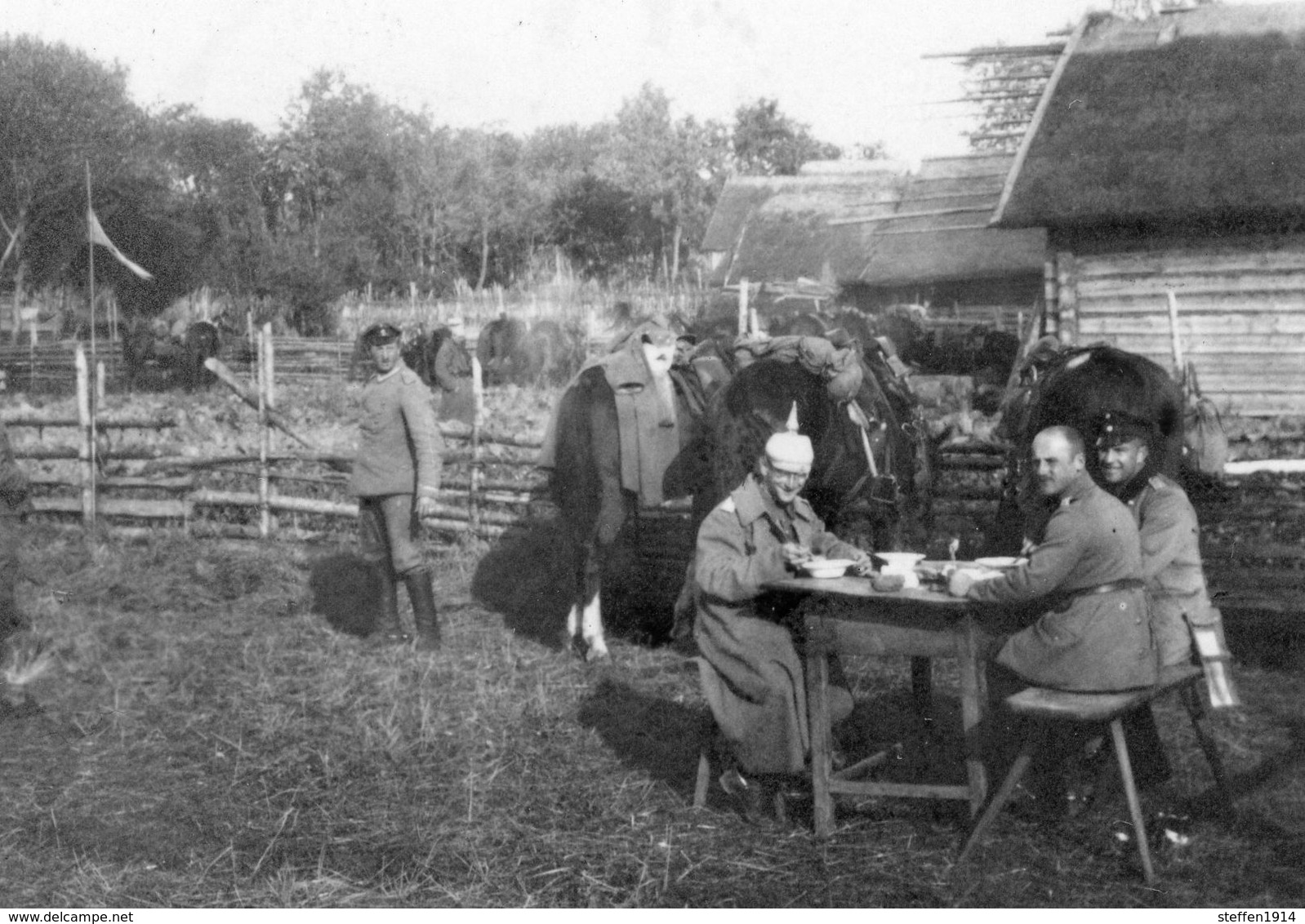 REGIO Ковно Kowno Kaunas Litauen - 2-3 (aus Album)  Soldats Allemande  -guerre 14/18-WWI  Photo Allemande - Lituanie