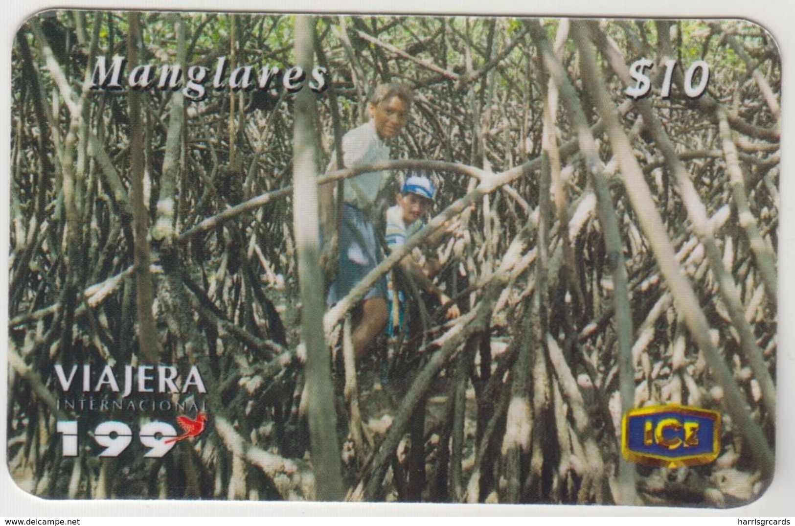 COSTA  RICA-  Manglares, ICE Prepaid Card $10, 02/01, Tirage 40000, Used - Costa Rica