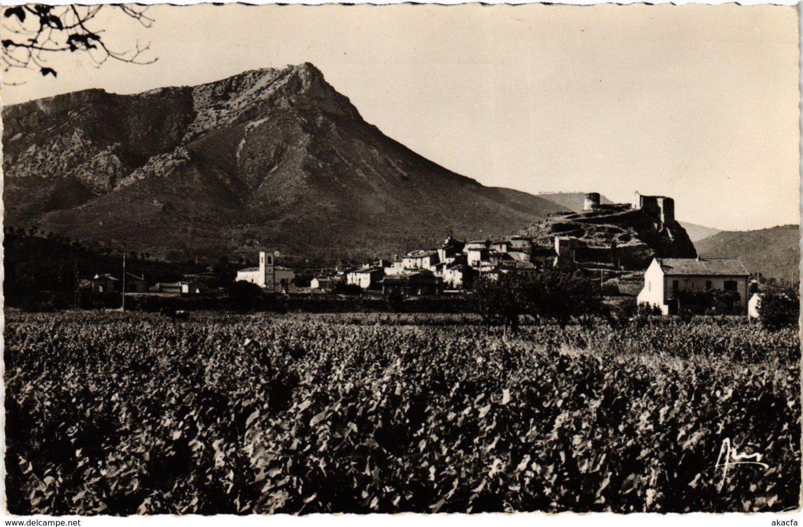 CPA La Vieille Garde Et Le Mont Coudon Vus Du Pradet (106592) - La Garde