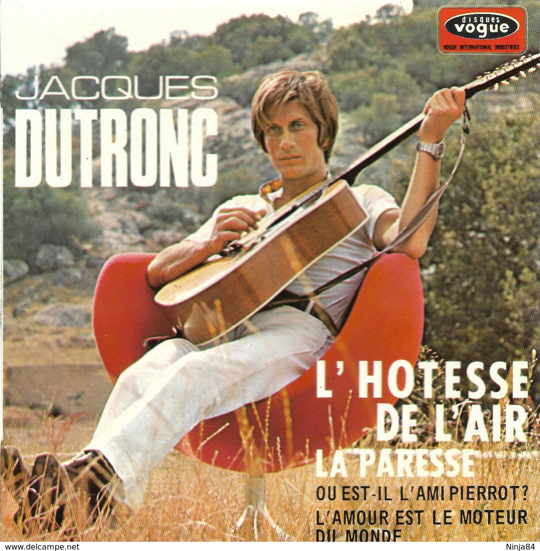 EP 45 RPM (7")  Jacques Dutronc  "  L'hôtesse De L'air  " - Other - French Music