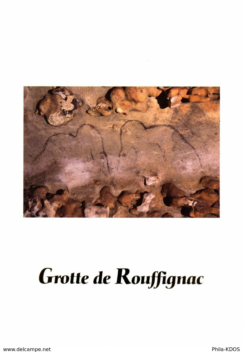" GROTTE DE ROUFFIGNAC " Sur Encart Ceres Luxe 1er Jour N°té Sur Soie De 2006  N° YT 3995. Parfait état. FDC - Préhistoire