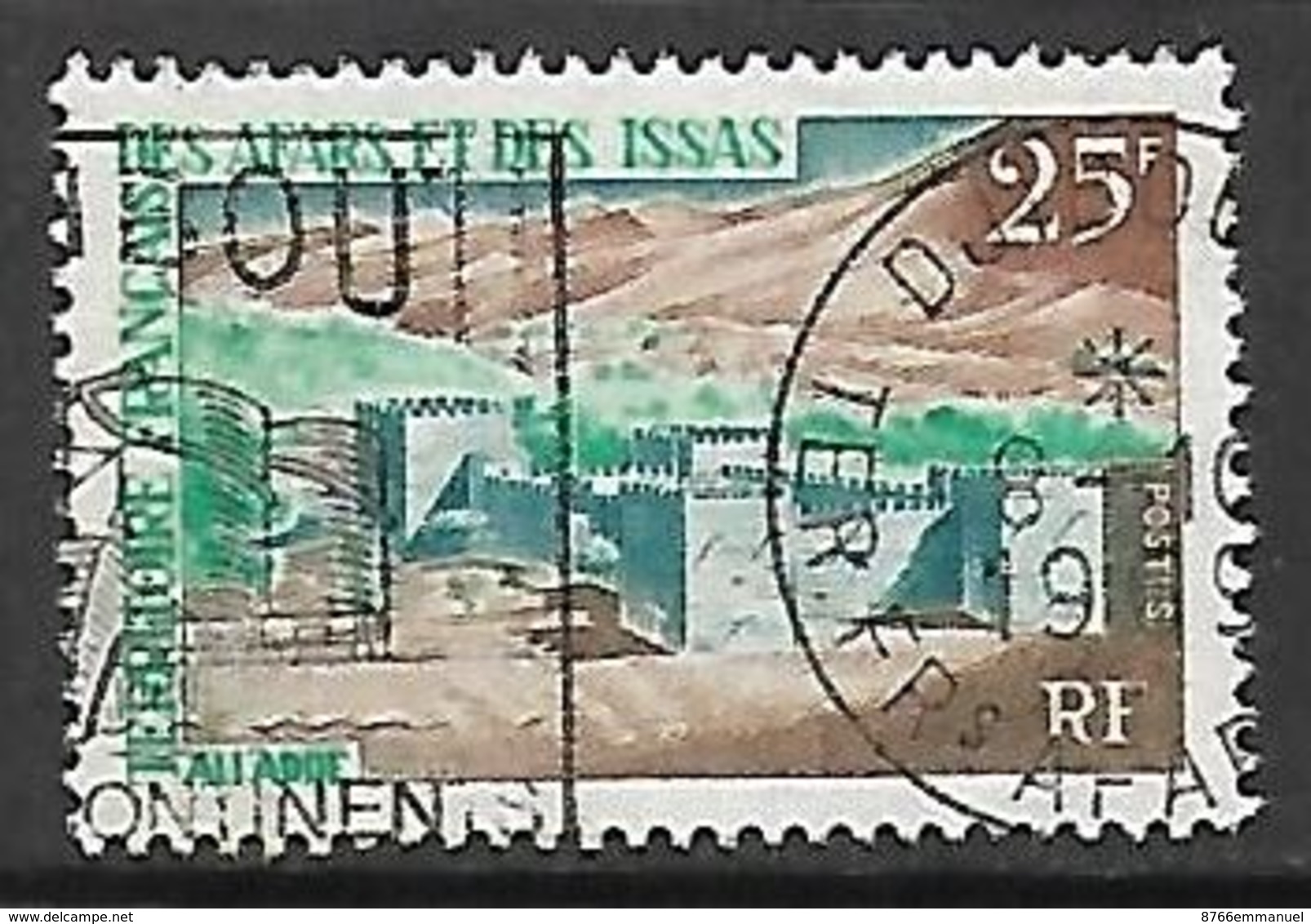 AFARS ET ISSAS N°338 - Used Stamps