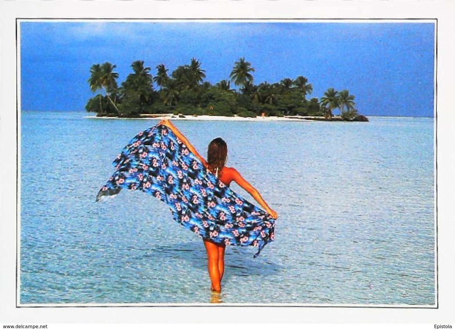 Maldives Ranalhi   Pareo Femme Woman    Années   80s - Maldivas