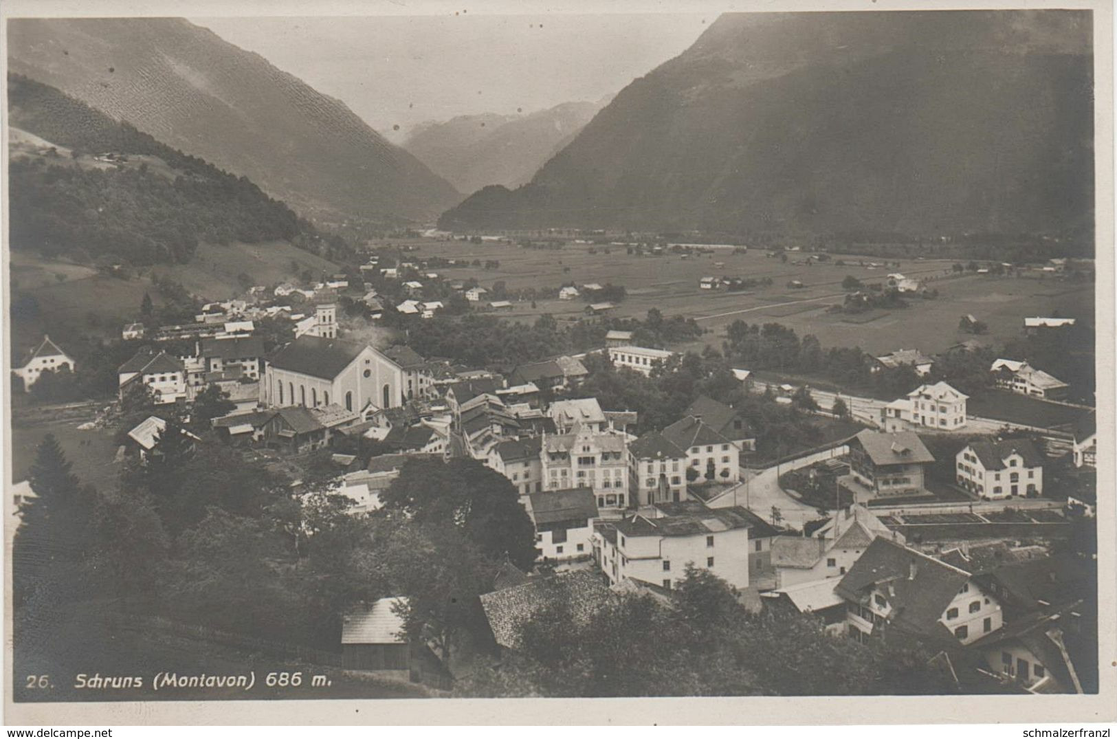 AK Schruns Montafon Tschagguns Kaltenbrunnen Silbertal St Sankt Anton Gallenkirch Bludenz Vorarlberg Österreich Austria - Schruns