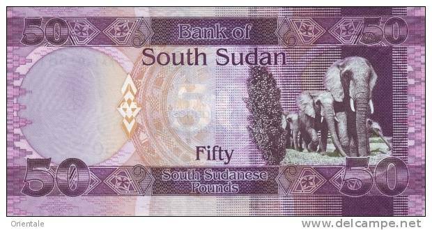 SOUTH SUDAN P.  9 50 P 2011 UNC - South Sudan