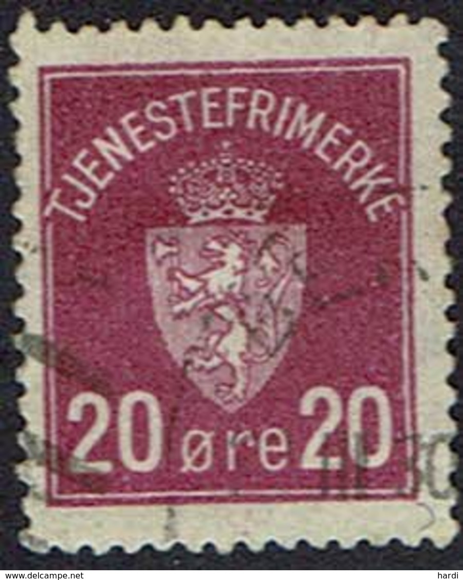 Norwegen DM, 1926, MiNr 4, Gestempelt - Service