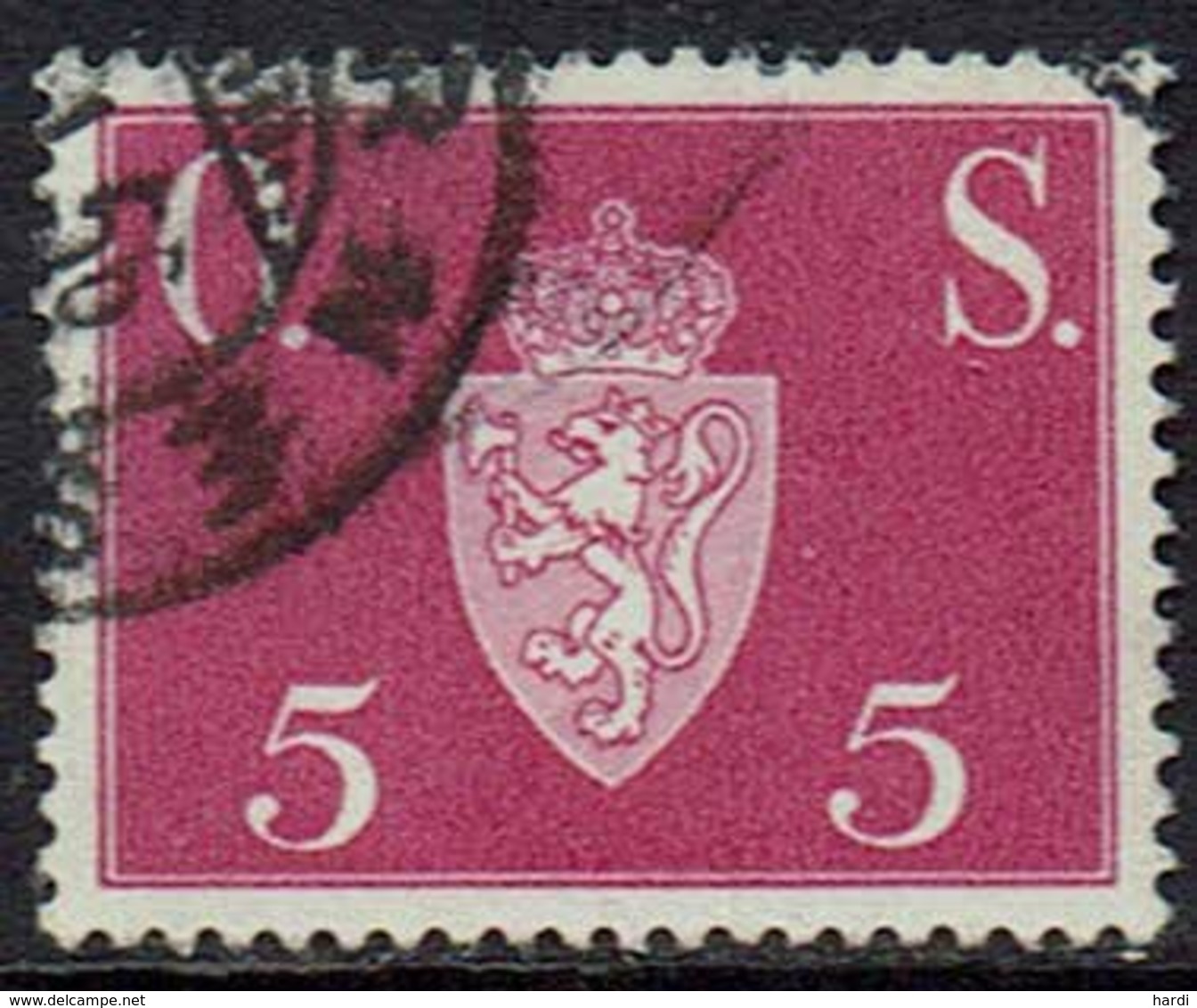 Norwegen DM, 1951, MiNr 61, Gestempelt - Service