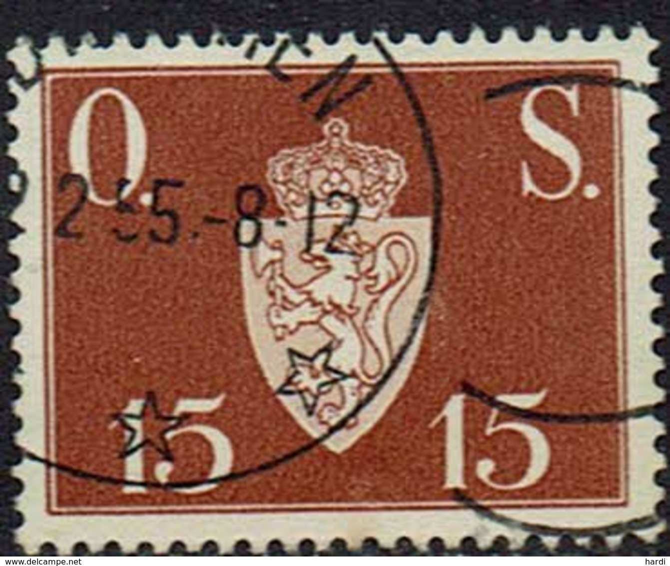 Norwegen DM, 1951, MiNr 63, Gestempelt - Service