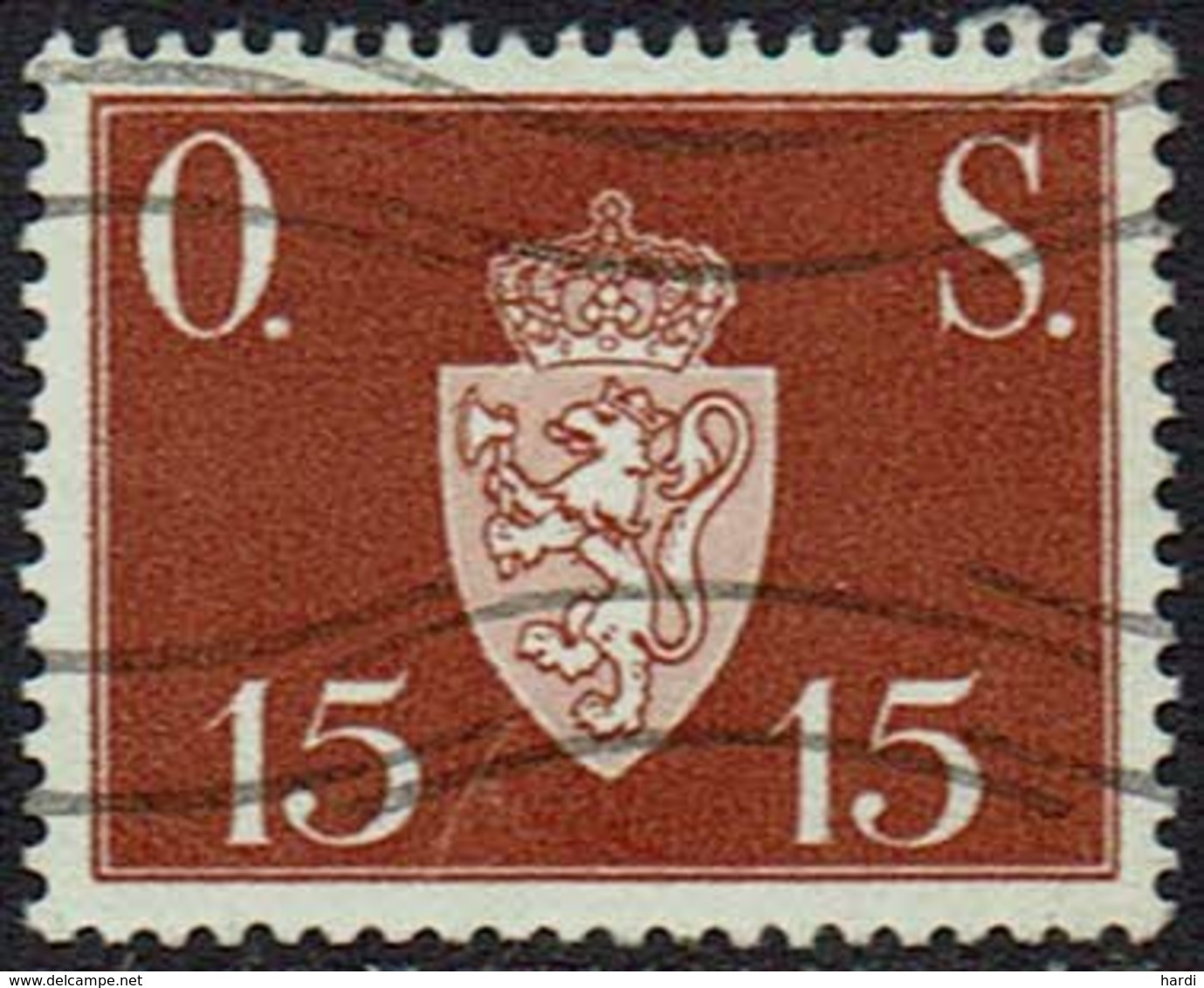 Norwegen DM, 1951, MiNr 63, Gestempelt - Service
