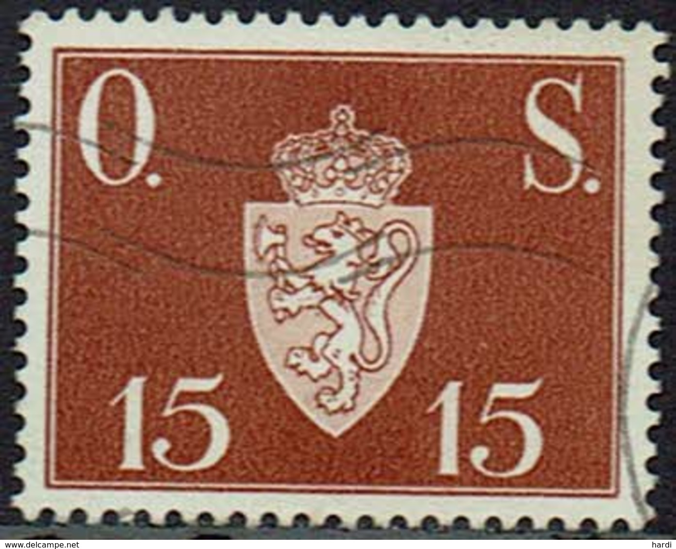 Norwegen DM, 1951, MiNr 63, Gestempelt - Service