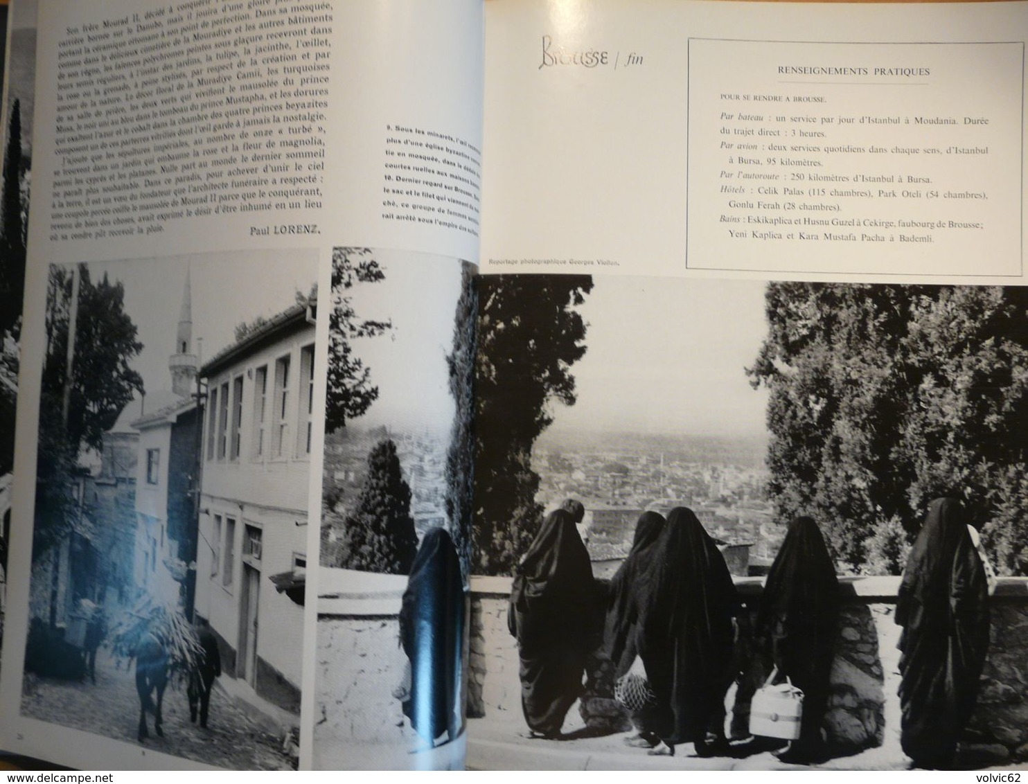 Plaisir de france 1965 guardi brousse bursa ottomans mosquée turquie chateau saint germain ile elbe