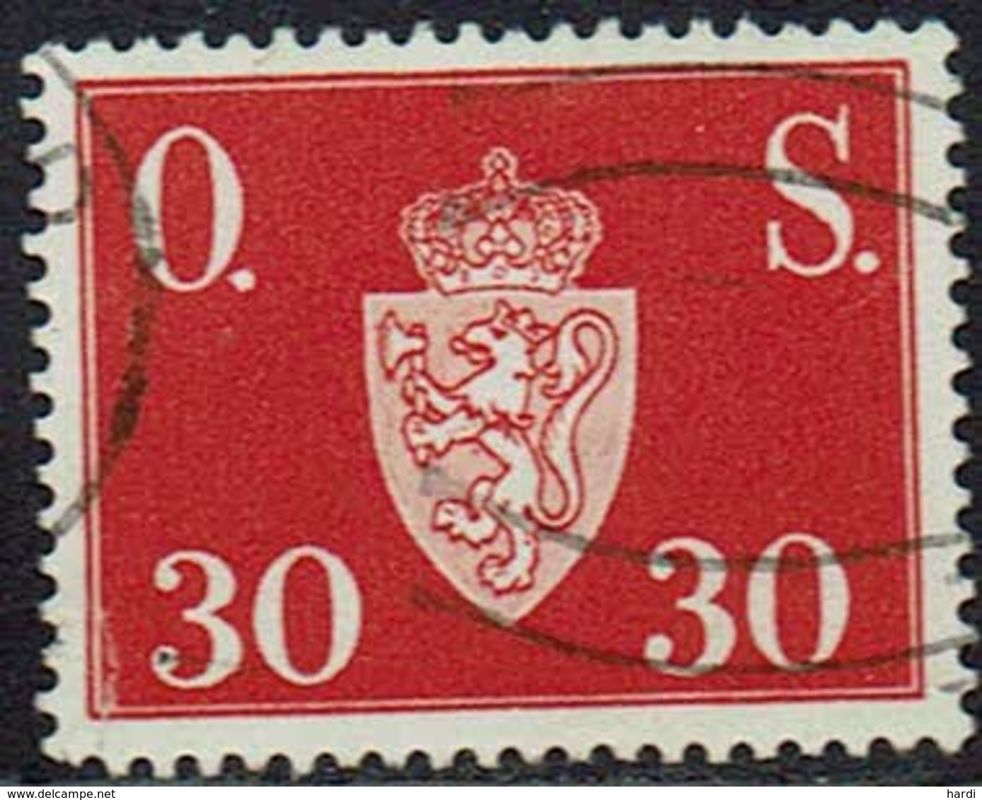 Norwegen DM, 1951, MiNr 64, Gestempelt - Service