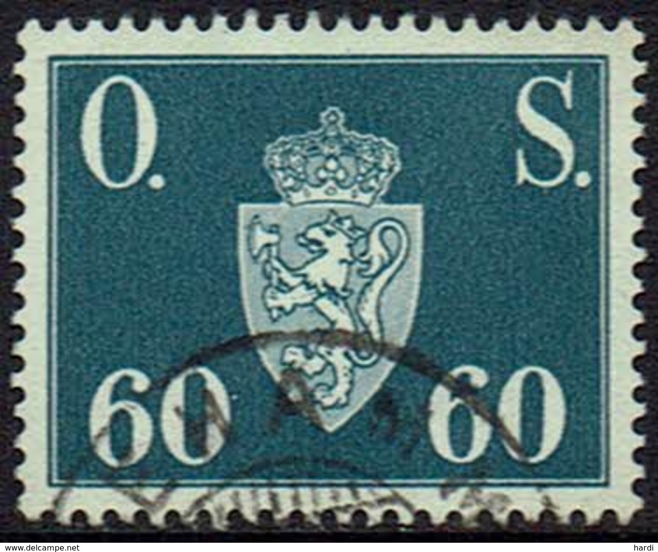 Norwegen DM, 1951, MiNr 66, Gestempelt - Service