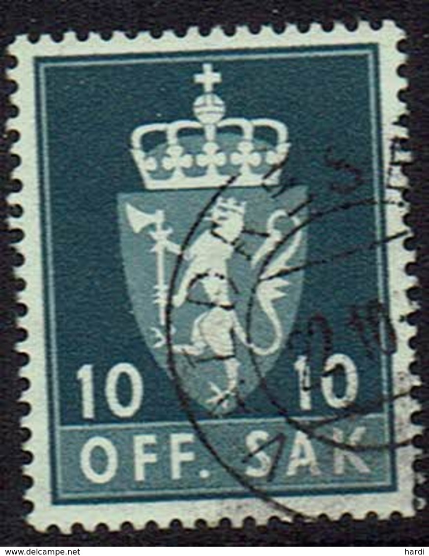 Norwegen DM, 1955, MiNr 69x, Gestempelt - Oficiales