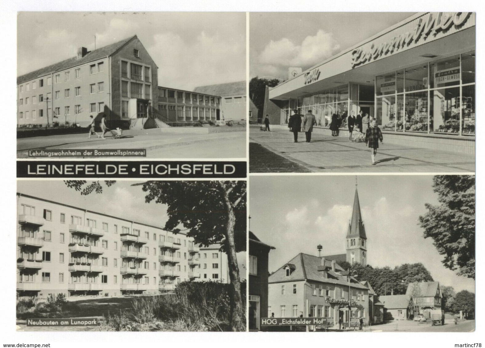 Leinefelde Eichsfeld Kr. Worbis 1978 HOG Eichsfelder Hof Lehrlingswohnheim Der B - Leinefelde