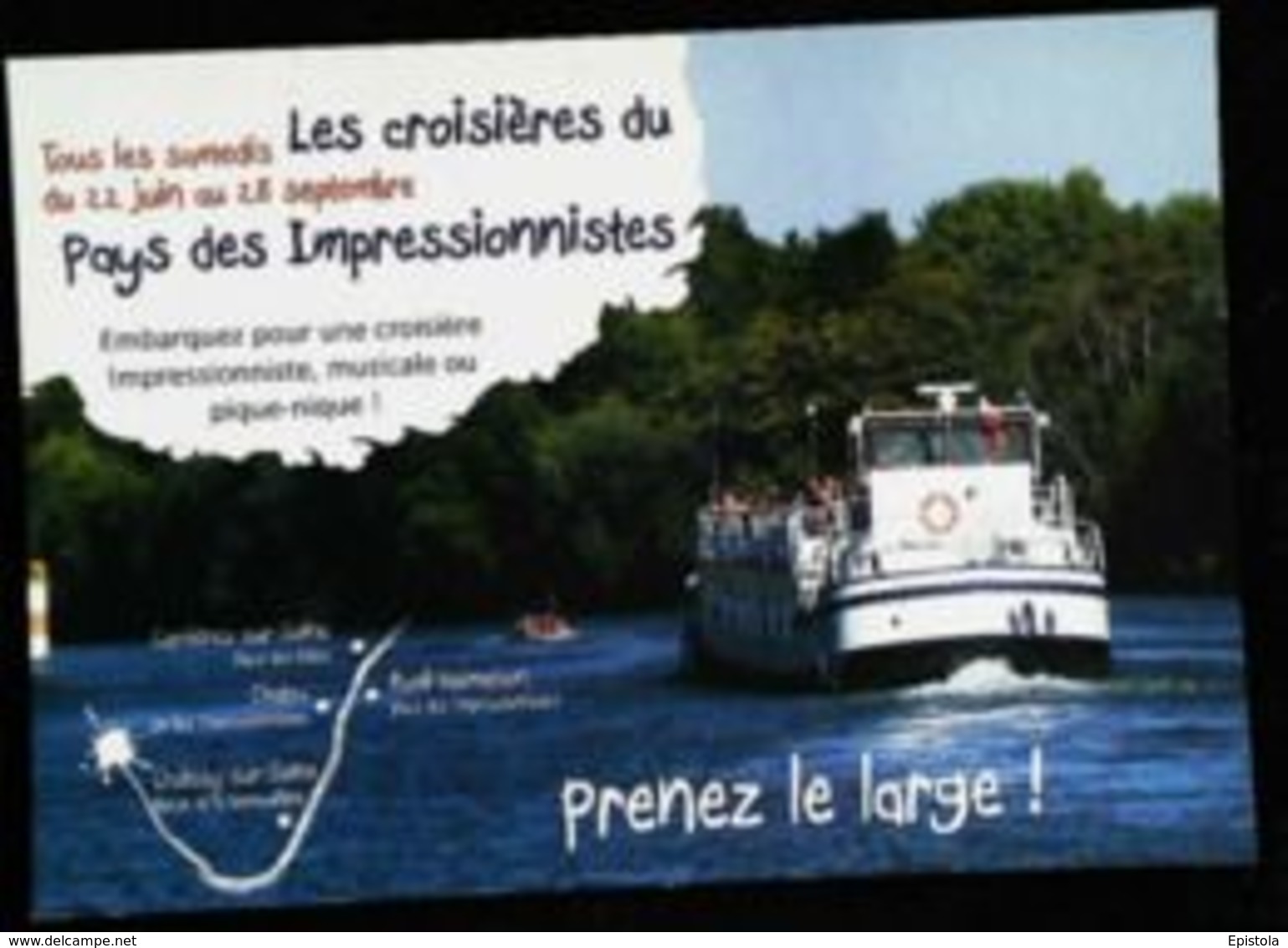 2013 - Bateau Croisière  Sur La Seine - Carrières Sur Seine - Chatou - Croissy Sur Seine - Rueil Malmaison - Croissy-sur-Seine