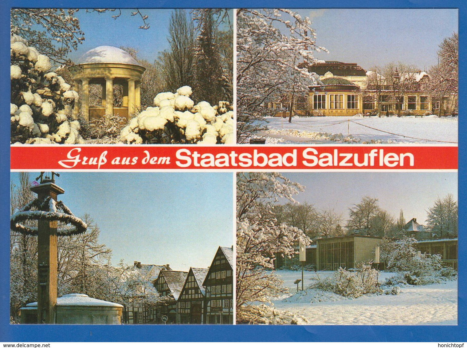 Deutschland; Bad Salzuflen; Multibildkarte Winter - Bad Salzuflen