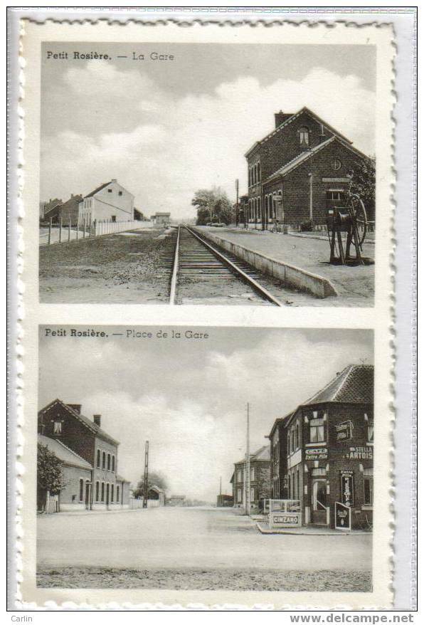 Geest-geromont-Petit Rosière Gare Publicité Bière - Ramillies