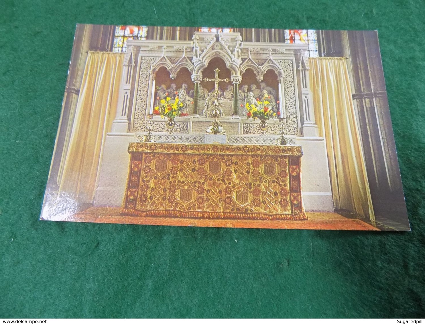 VINTAGE UK ENGLAND KENT: ROCHESTER Cathedral High Altar Colour Valentines - Rochester