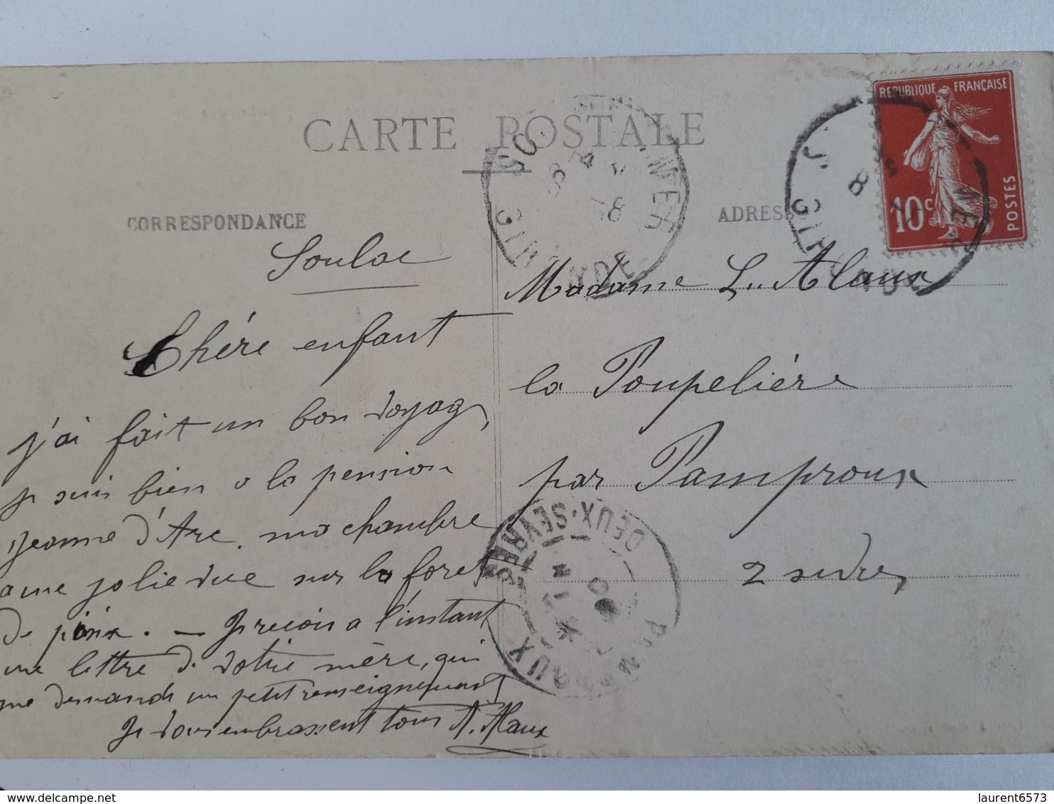 Carte Postale De Soulac Sur Mer, L'ancien Ponton Pendant La Tempête Du 17 Août 1912 - Otros & Sin Clasificación