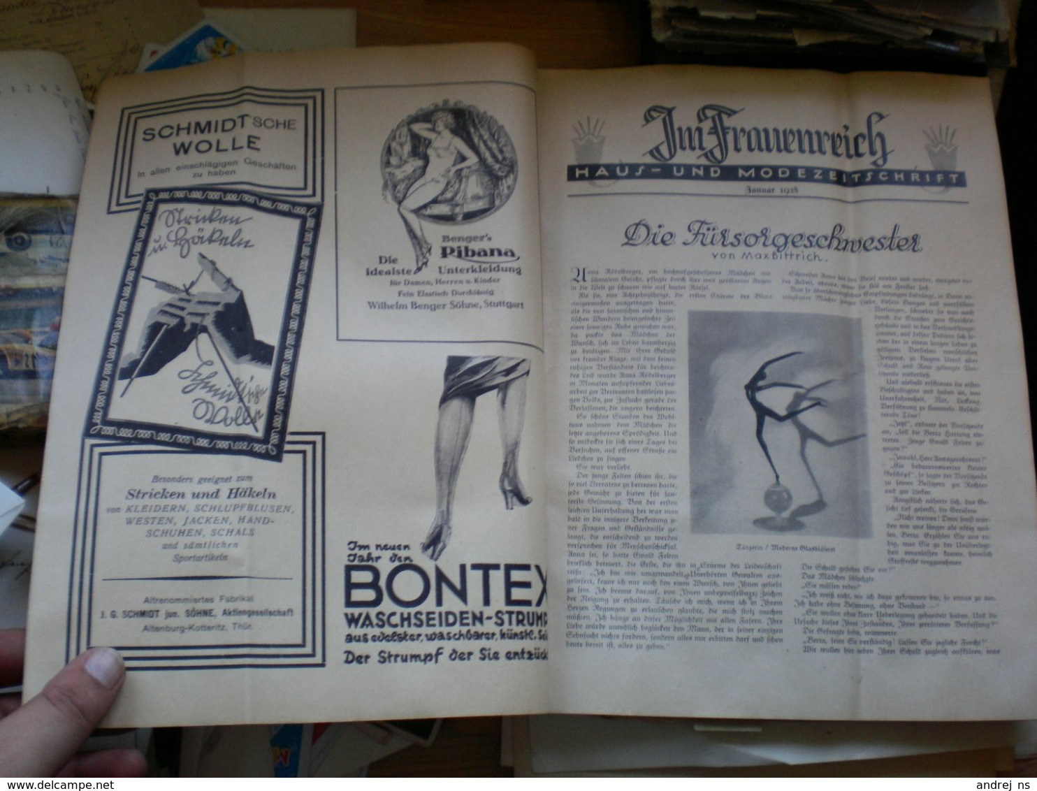 Im Franenreich 1928 Haus Mode Zeitschrift - Lifestyle & Mode