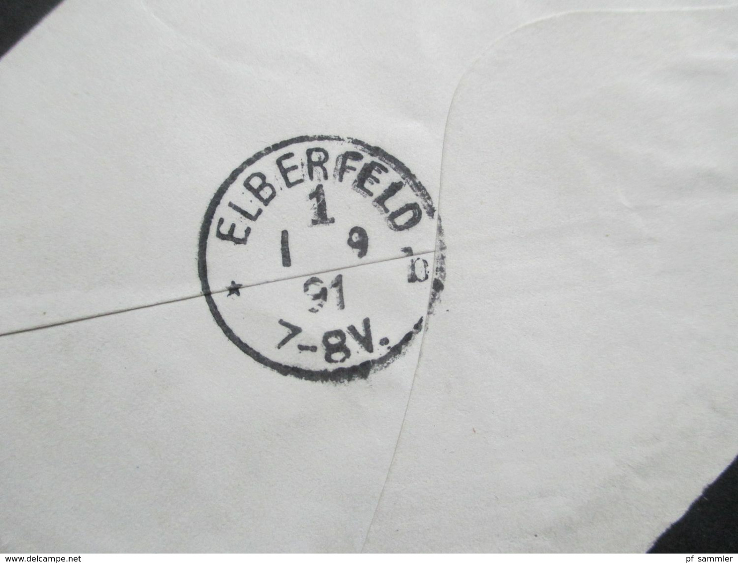 Altdeutschland Württemberg 1891 GA Umschlag Mit Zusatzfrankatur Gleicher Farbe Nach Elberfeld Mit Ank. Stp. K1 Elberfeld - Postal  Stationery