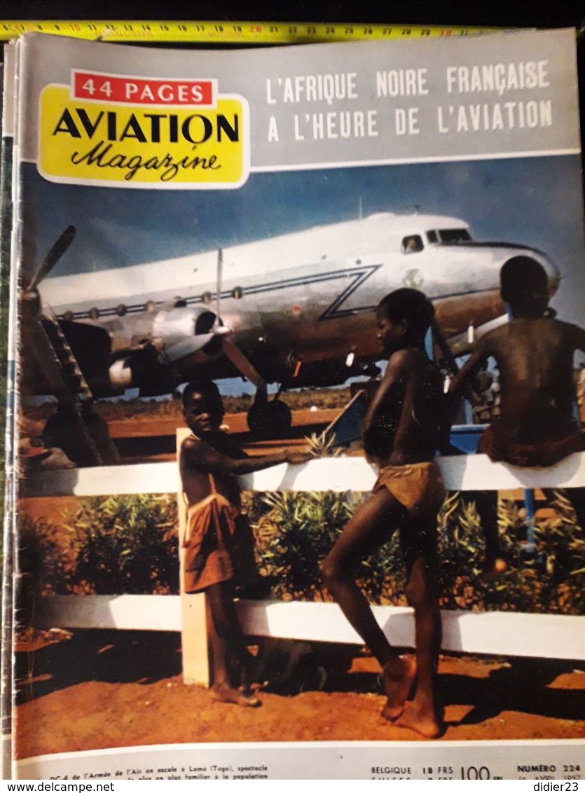 LOT  DE 77  REVUES AVION MAGAZINE  ANNEES  1954 1955 1956 1957