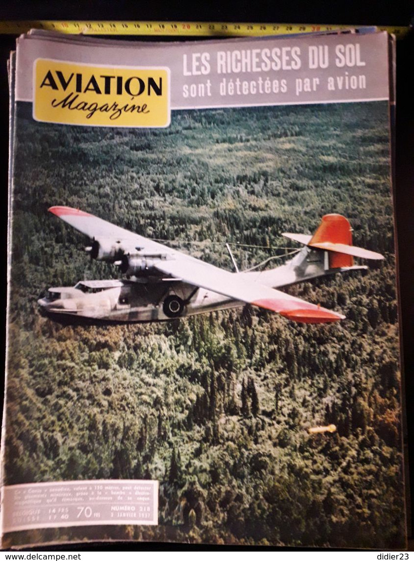 LOT  DE 77  REVUES AVION MAGAZINE  ANNEES  1954 1955 1956 1957