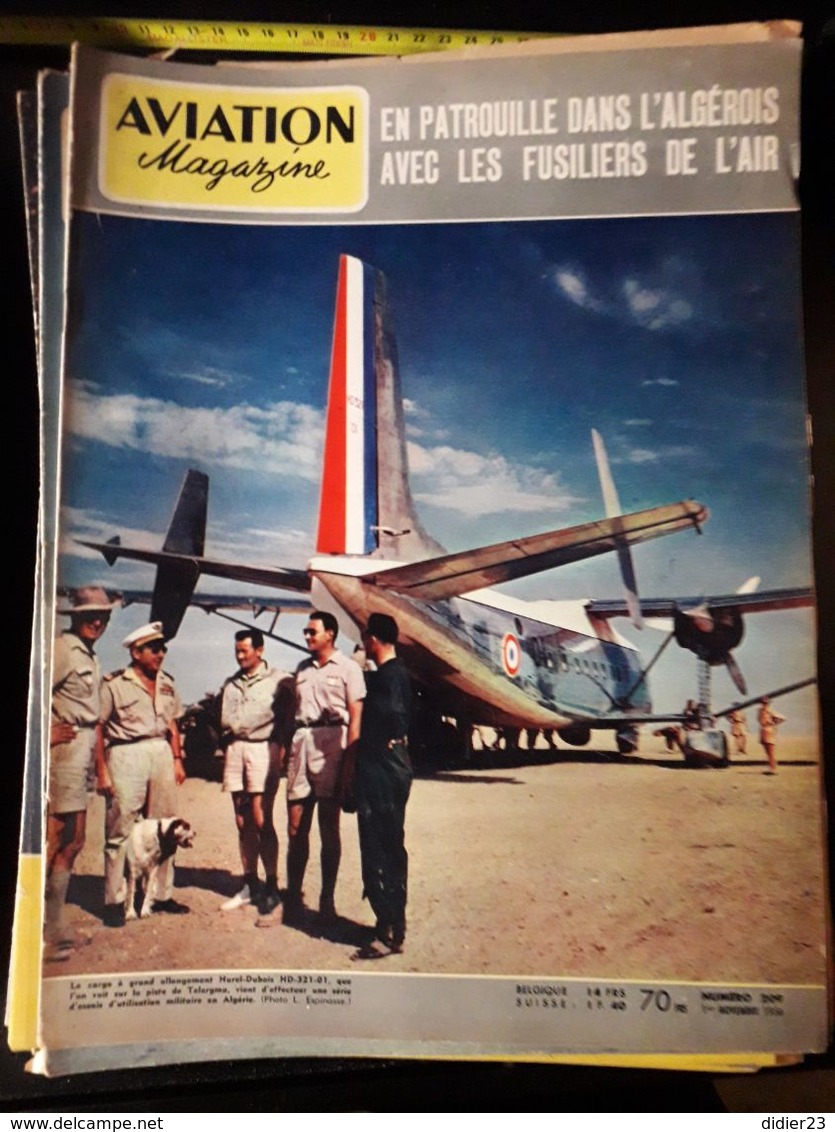 LOT  DE 77  REVUES AVION MAGAZINE  ANNEES  1954 1955 1956 1957