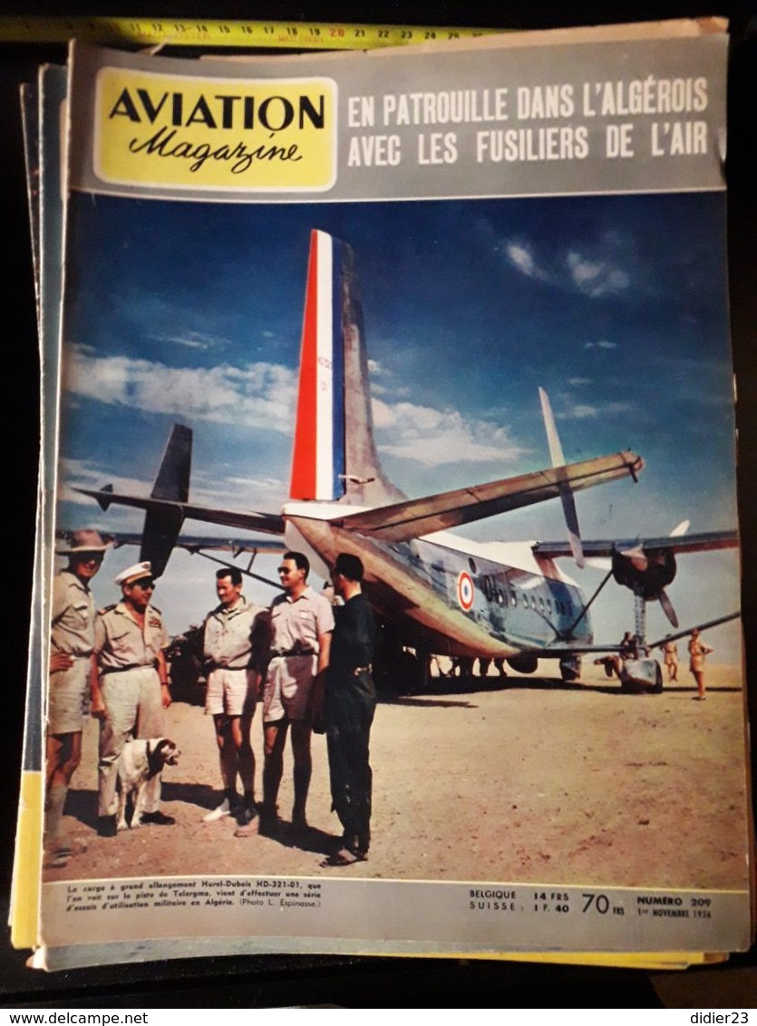 LOT  DE 77  REVUES AVION MAGAZINE  ANNEES  1954 1955 1956 1957