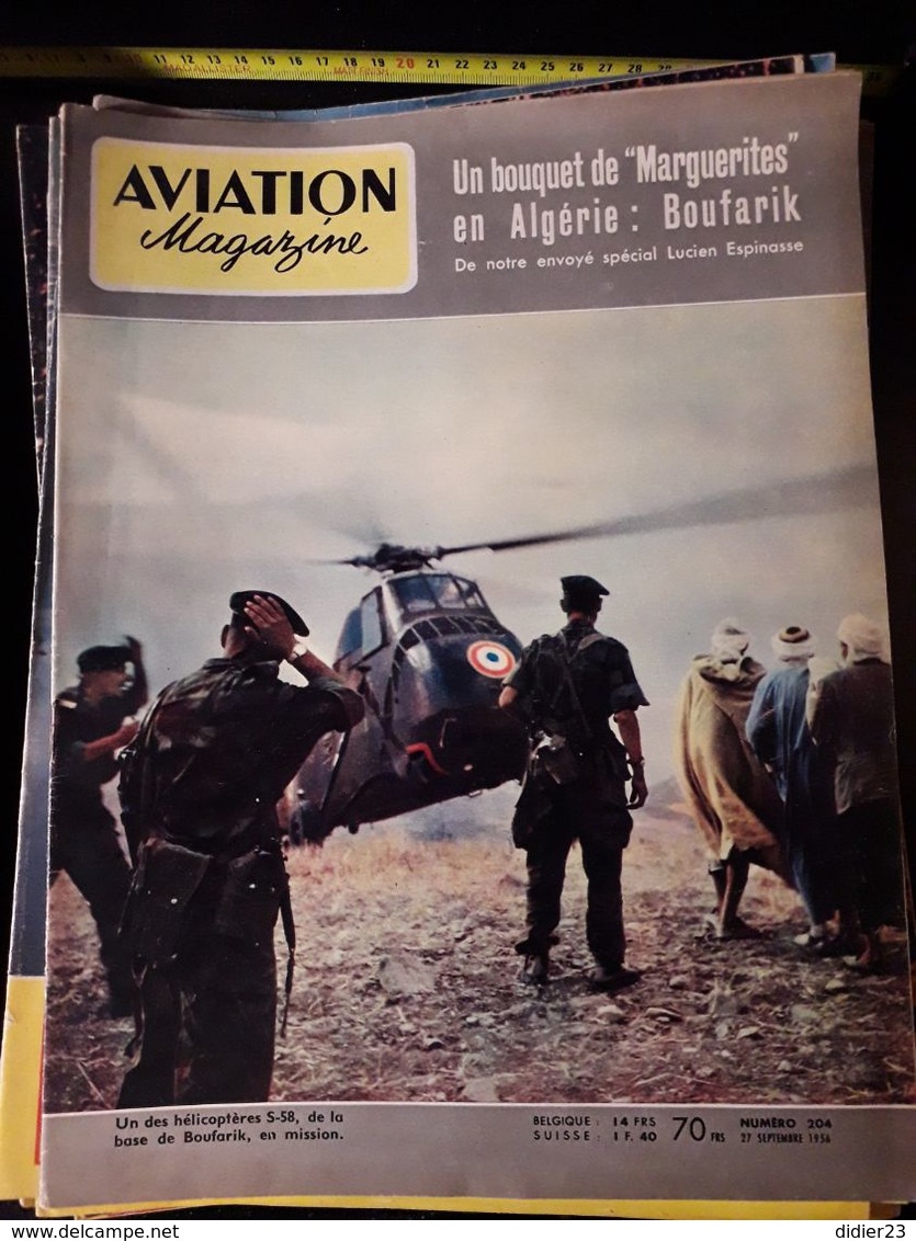 LOT  DE 77  REVUES AVION MAGAZINE  ANNEES  1954 1955 1956 1957