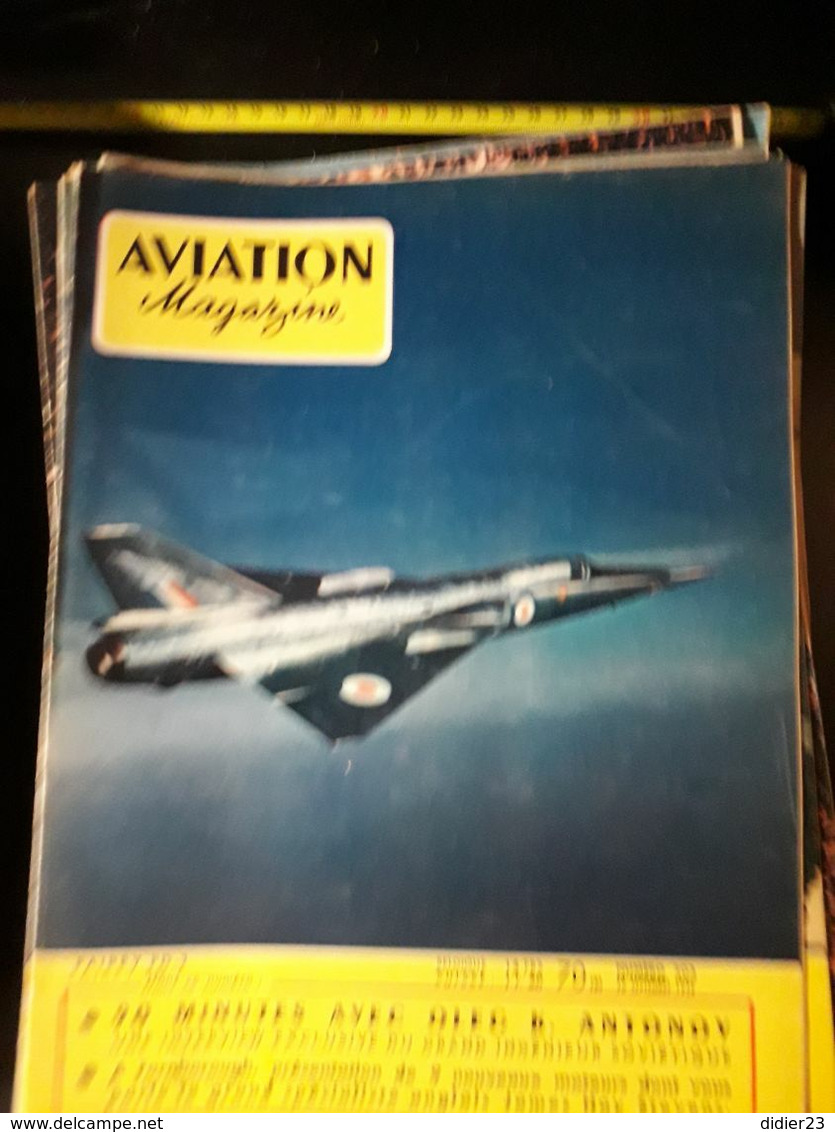 LOT  DE 77  REVUES AVION MAGAZINE  ANNEES  1954 1955 1956 1957